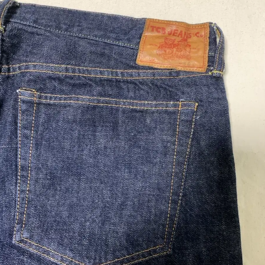 made in japan TCB JEANS 셀비지 생지 데님 청바지 36