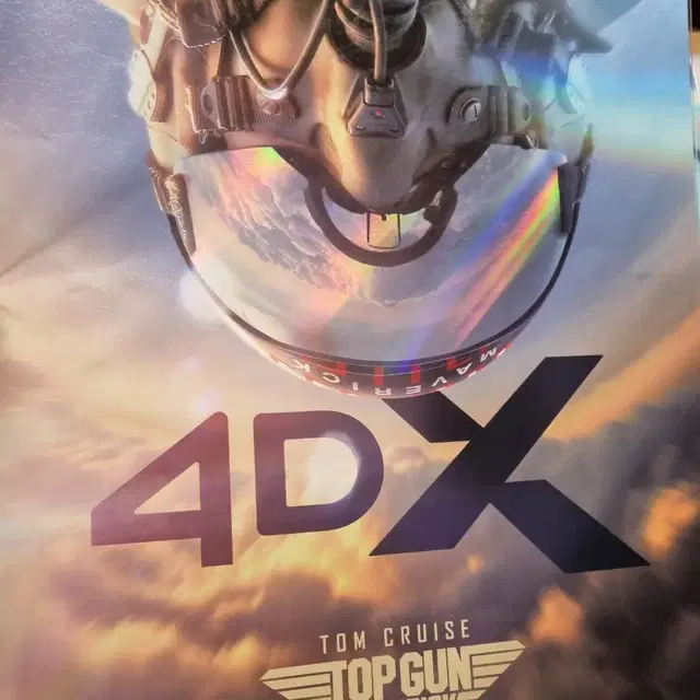 탑건 원개봉 4DX 포스터