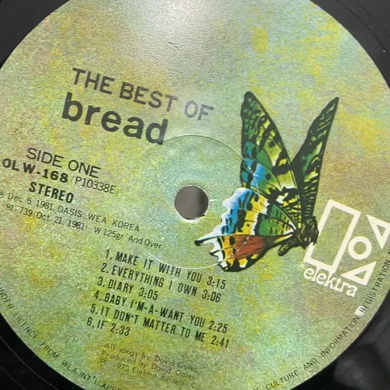 THE BEST OF BREAD LP / AA5361