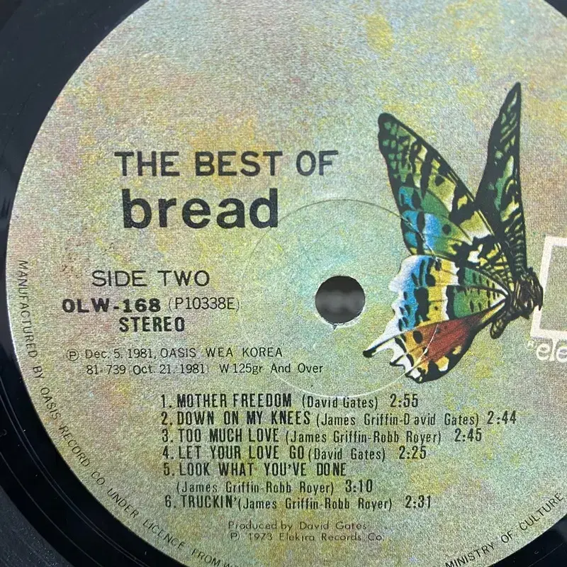 THE BEST OF BREAD LP / AA5361