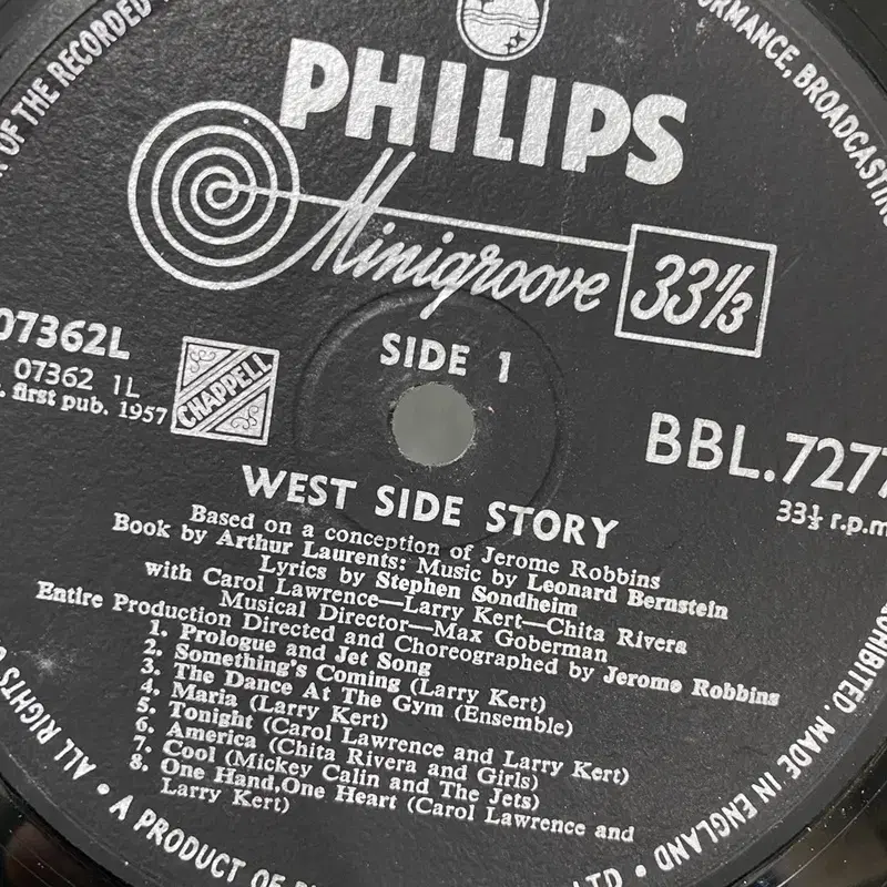 WEST SIDE STORY  LP / AA5396