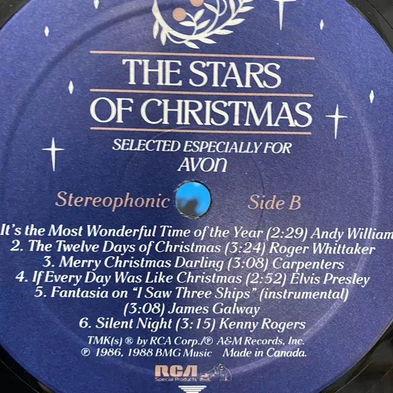 THE STARS OF CHRISTMAS  LP / AA5407