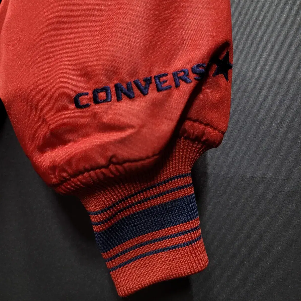 CONVERSE 90'S 올스타 사틴 블루종 빅로고 바시티 (무료배송)