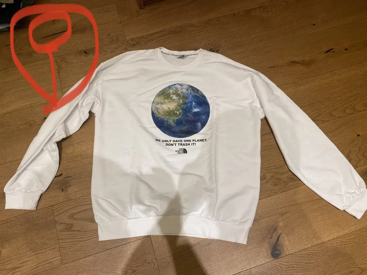 The North Face White Belly Unisex Think Earth Sweatshirt