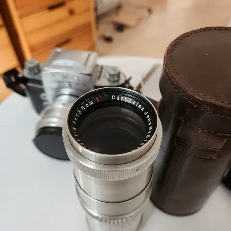 carl zeiss jena triotar f4/135 exa mount