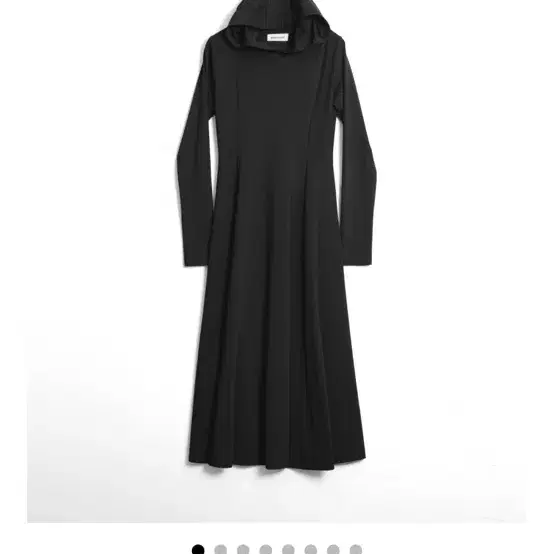 999HUMANITY JERSEY HOODED DRESS