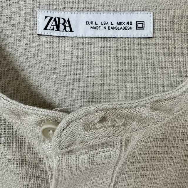 Zara 자라 헨리넥 셔츠