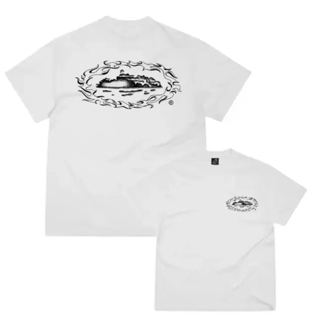 Corteiz Firey Alcatraz T-Shirt New 라지