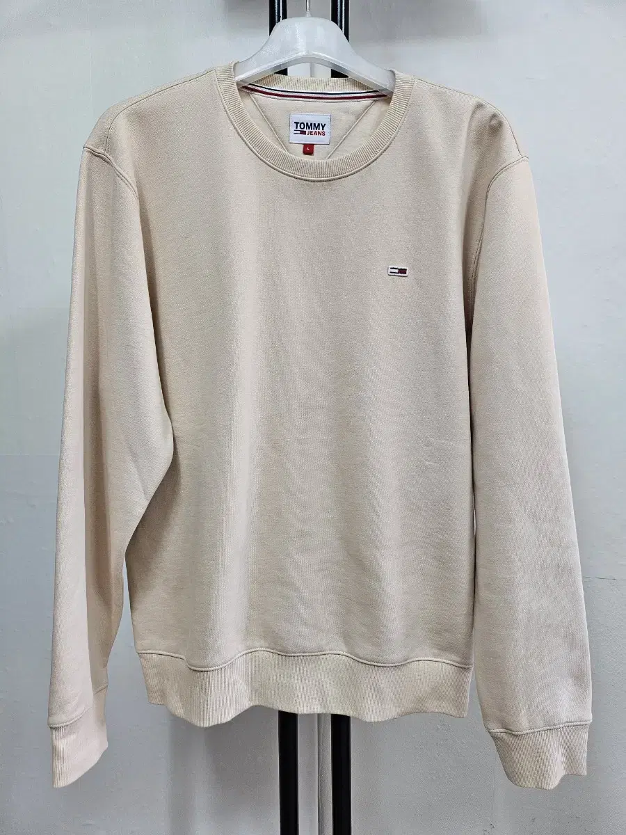 Tommy Hilfiger Genuine Brushed T-Shirt Cream Beige L 100