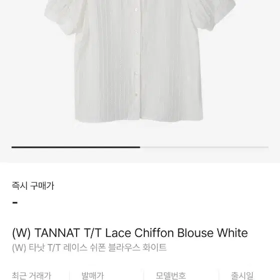 T/T Lace chiffon blouse (white) 타낫 블라우스