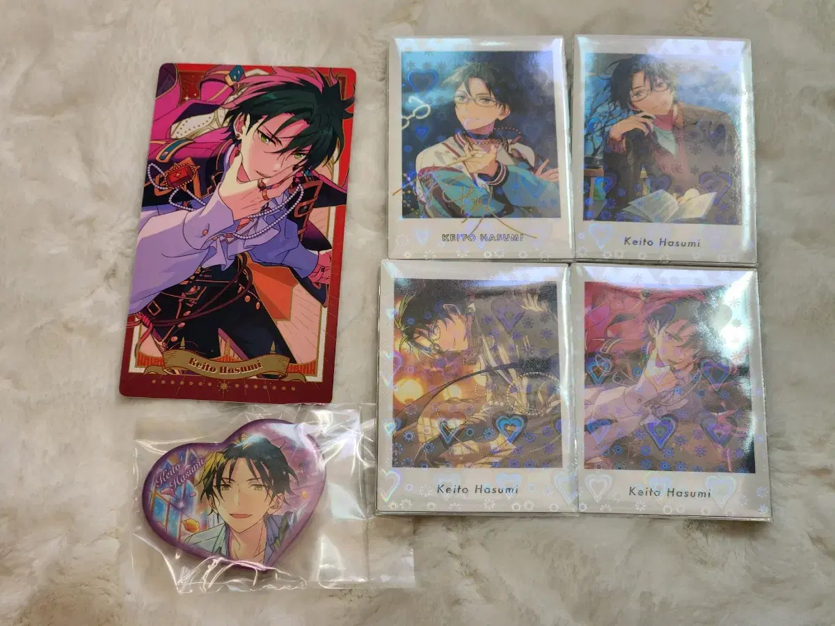 Bulk) Angsta Keito Moonlight Arcana Pasha 7th Anniversary Heart Can Badge