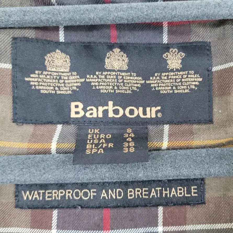 바버 앤 선즈 Barbour 아우터 점퍼 M