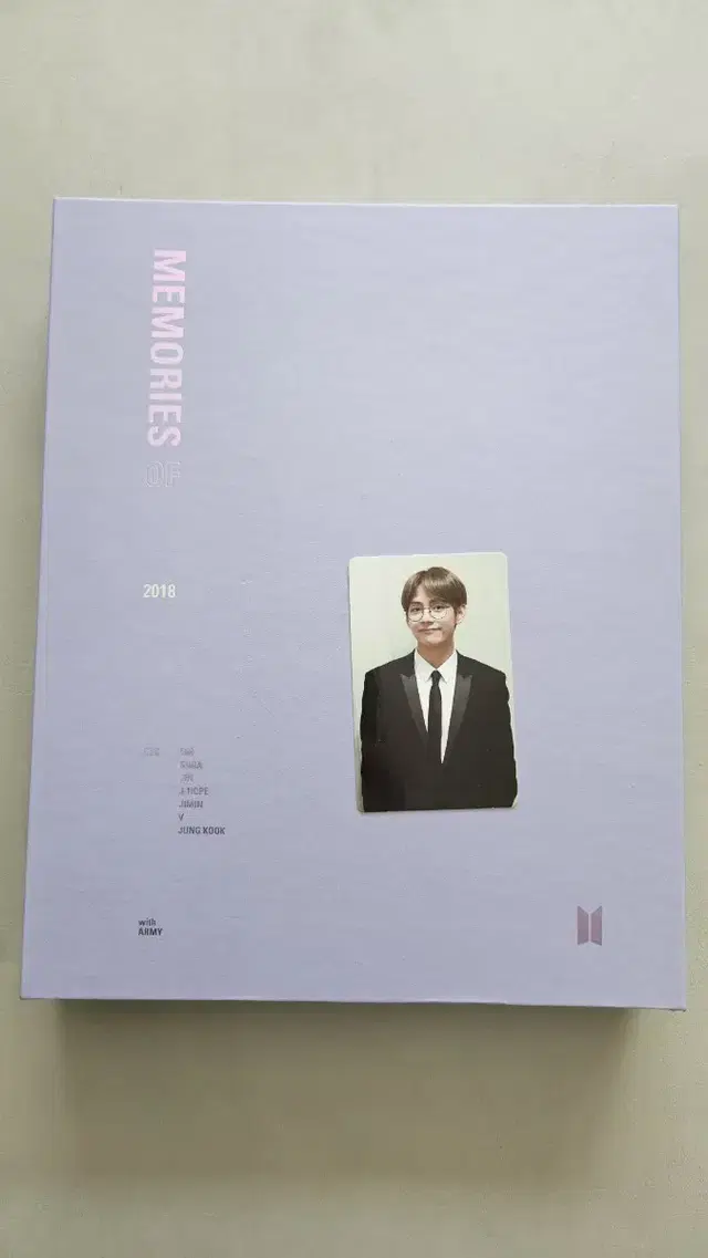 방탄소년단 메모리즈 2018 dvd 태형 뷔 포카 풀셋