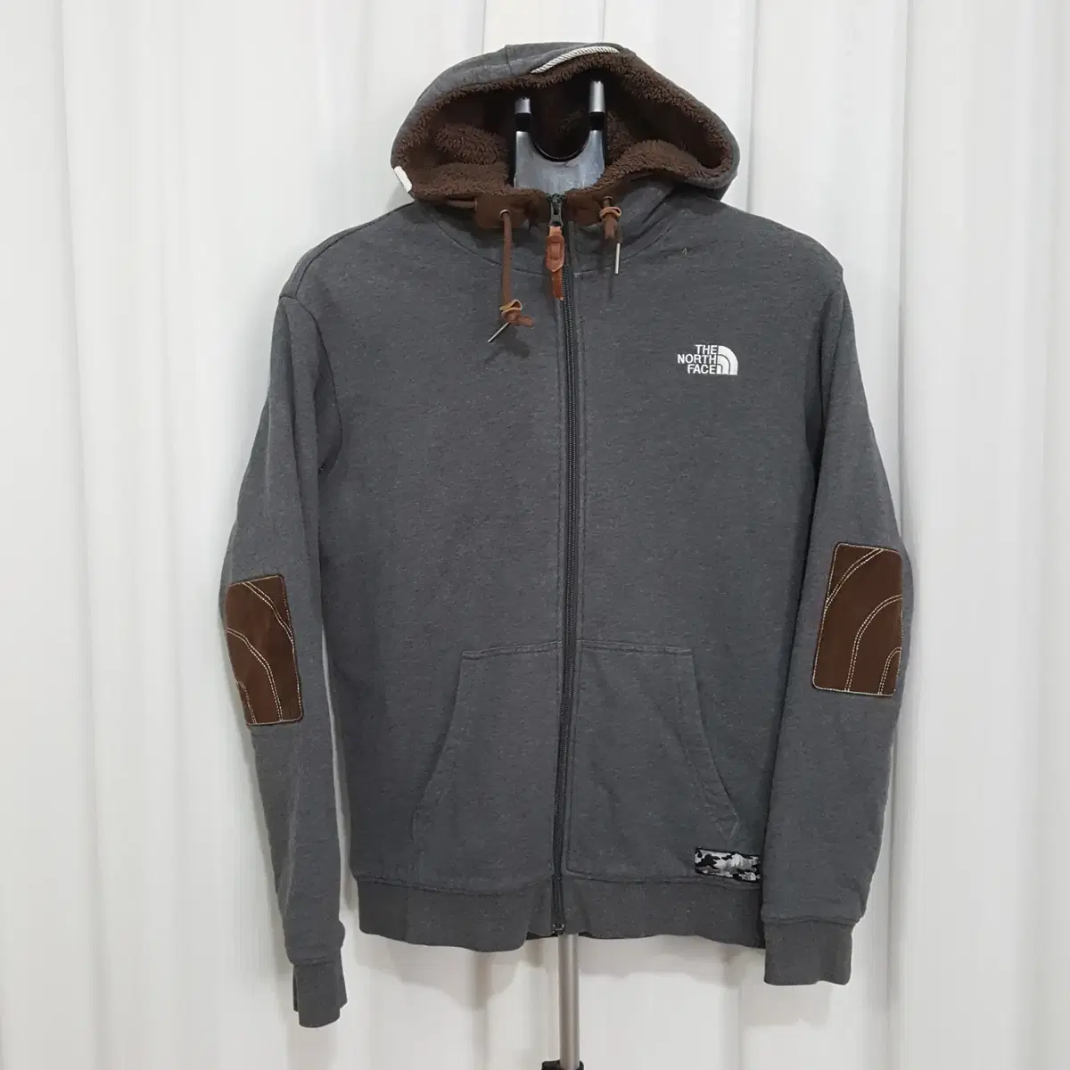 The North Face Lined Fleece Hoodie Zip-up Men's 100 Oilcloth