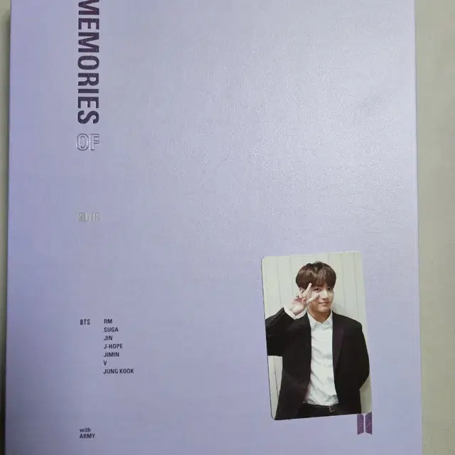 방탄소년단 메모리즈 2018 dvd 정국 포카 풀셋