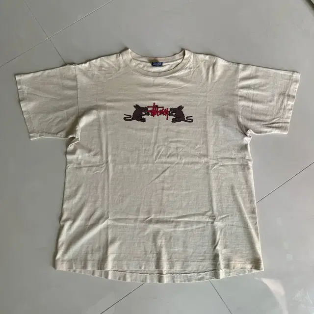 *Rare 90s Stussy Rat Pack shirt