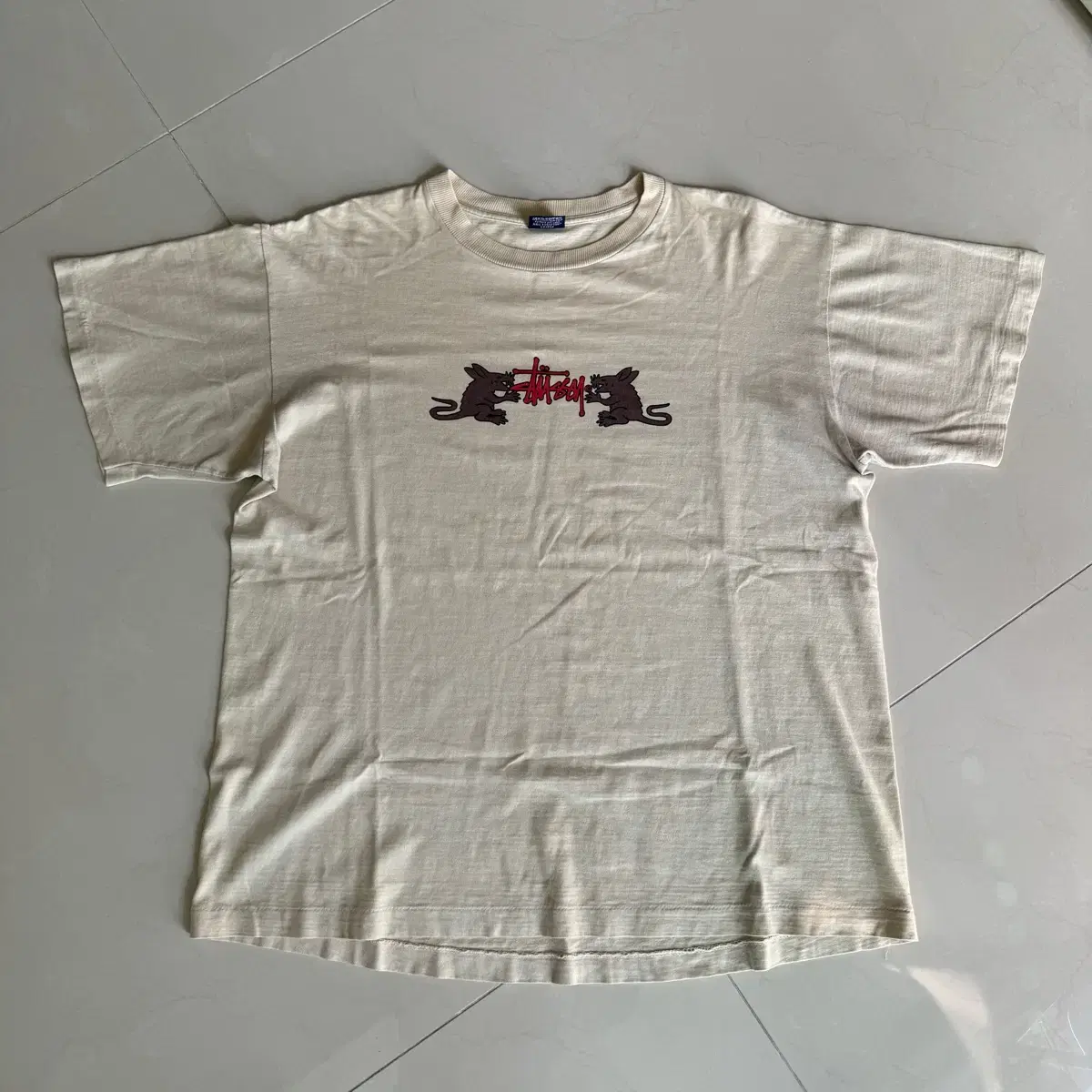 *Rare 90s Stussy Rat Pack shirt