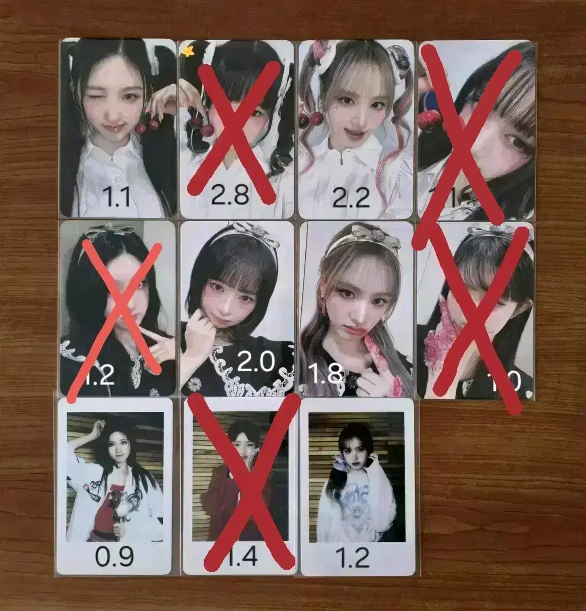 ive switch with muu ld secondary cherry photocard pola gaeul lay liz leeseo