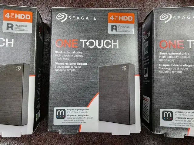 시게이트 외장하드 4테라 seagate 4TB 미사용 원터치