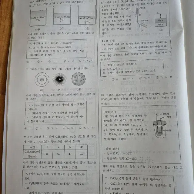 2025 강대 화학1 모의고사 1~8회(회당 17문항)