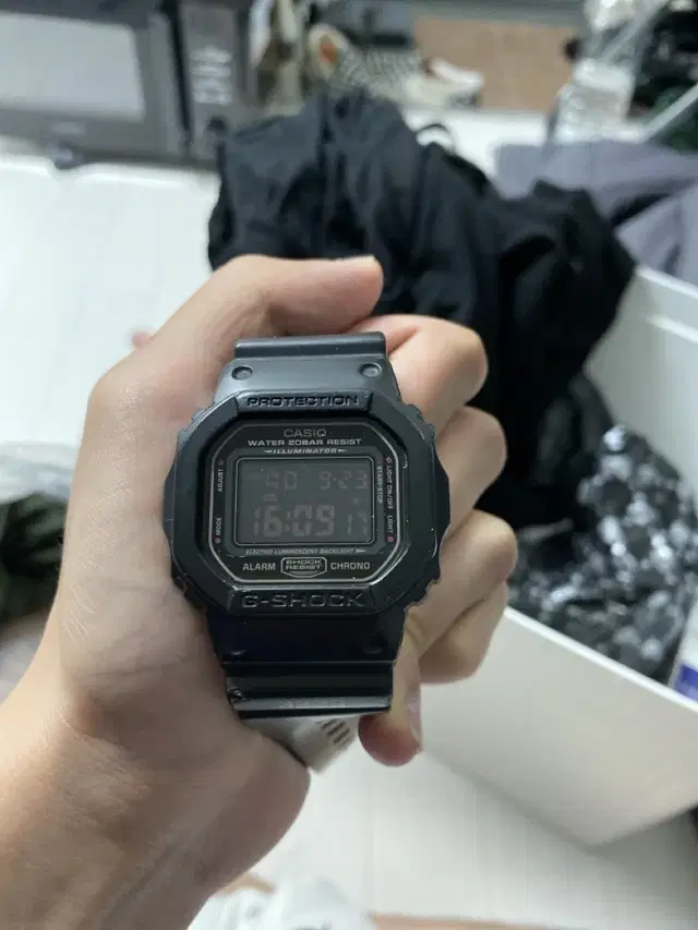 정품 카시오 지샥 DW-5600MS 시계