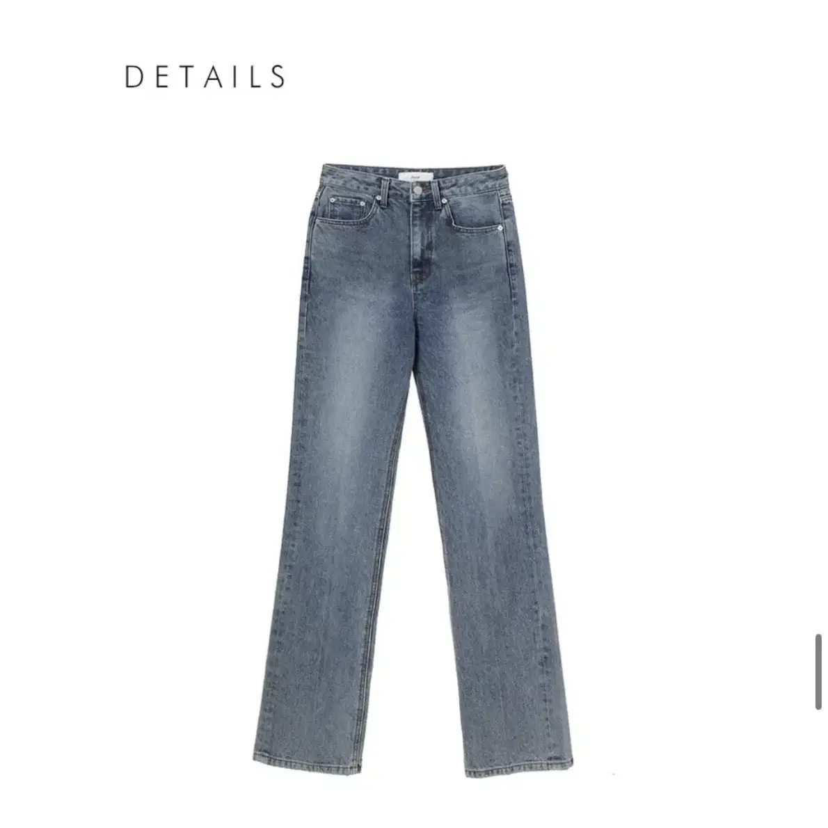 던스트 70s semi flared jeans vintage light