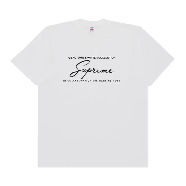 [XL] Supreme x Martin Rose Short Sleeve Tee White