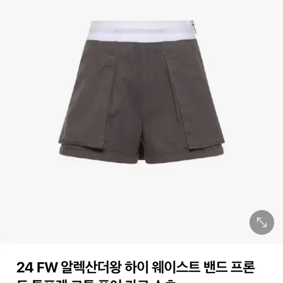 알렉산더왕 하이 웨이스트 카고 쇼츠