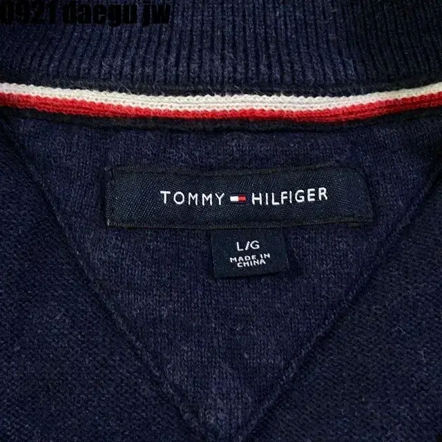 L/G TOMMY HILFIGER KNIT 타미힐피거 니트 집업