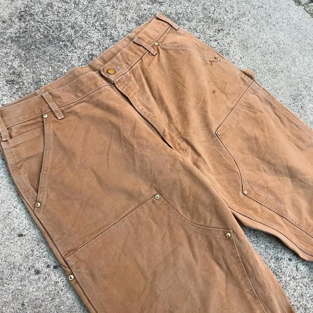 USA Carhartt 더블니 워크 팬츠 (38)