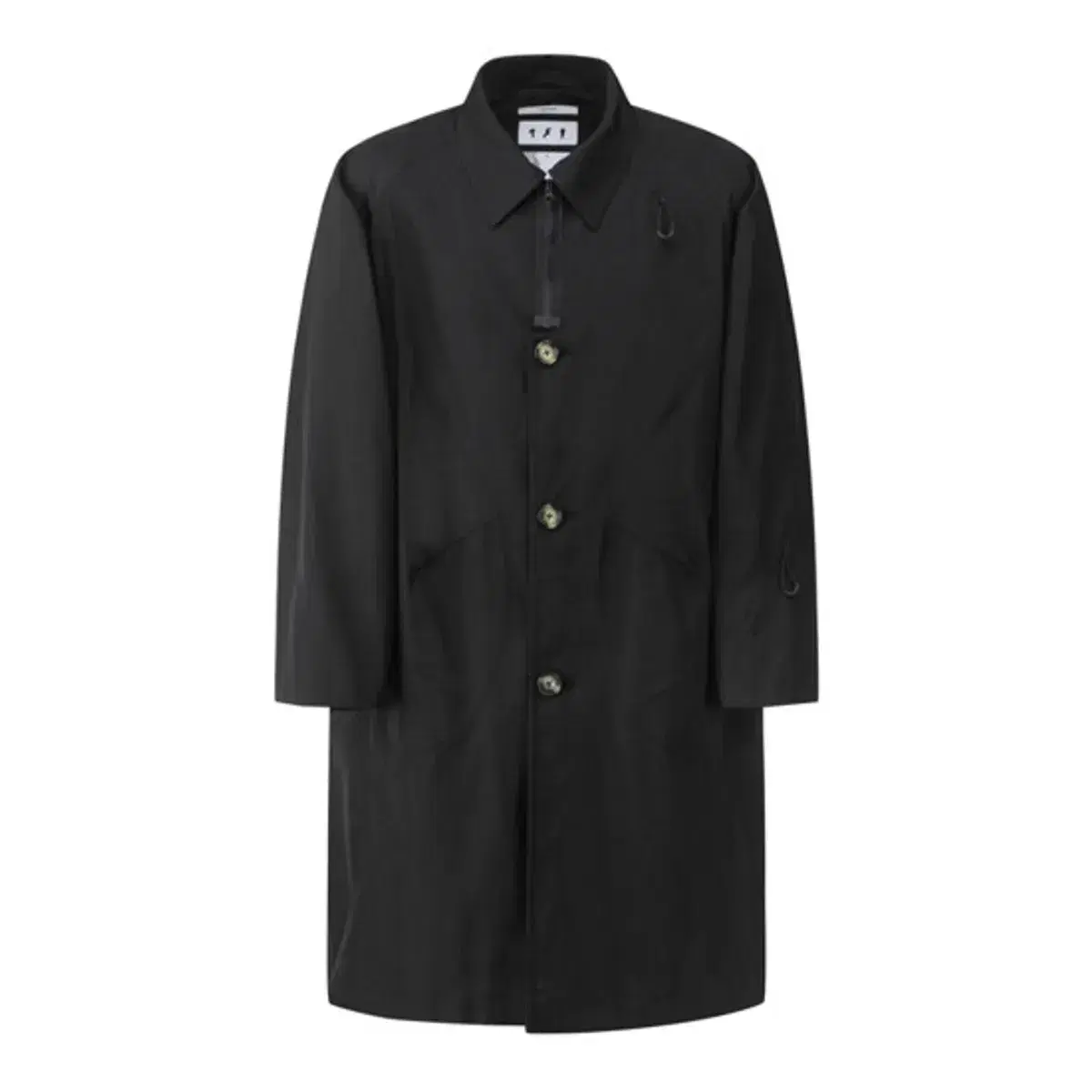 Preacher Curved Line Long Coat Trench