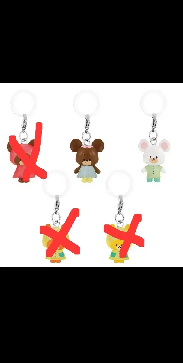 Animal Gacha Figure Collection Kumano Meijirushi 5-piece set Bear keyring Sealed+