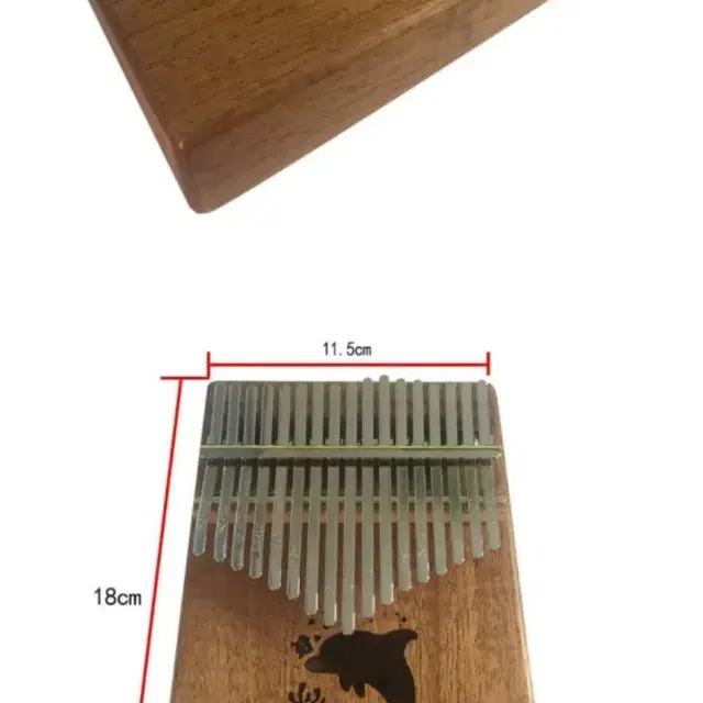 고급 칼림바 연주 카주 고품질 17키 휴대용 엄지 피아노 나무악기  미국