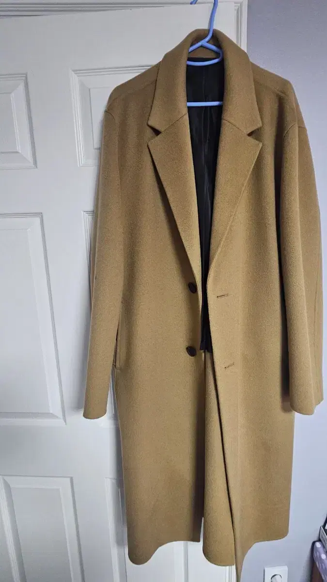 Solid Homme Belted Two-Button Long Coat(50)