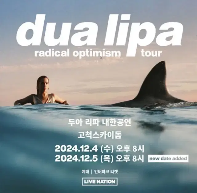 두아리파 두알리파 12/5 지정석R 1매 정가보다 싸게