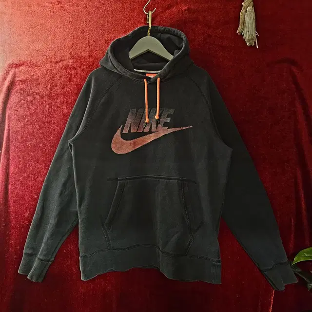 NIKE 나이키 디지털 빅 프린팅 후드티셔츠 L size