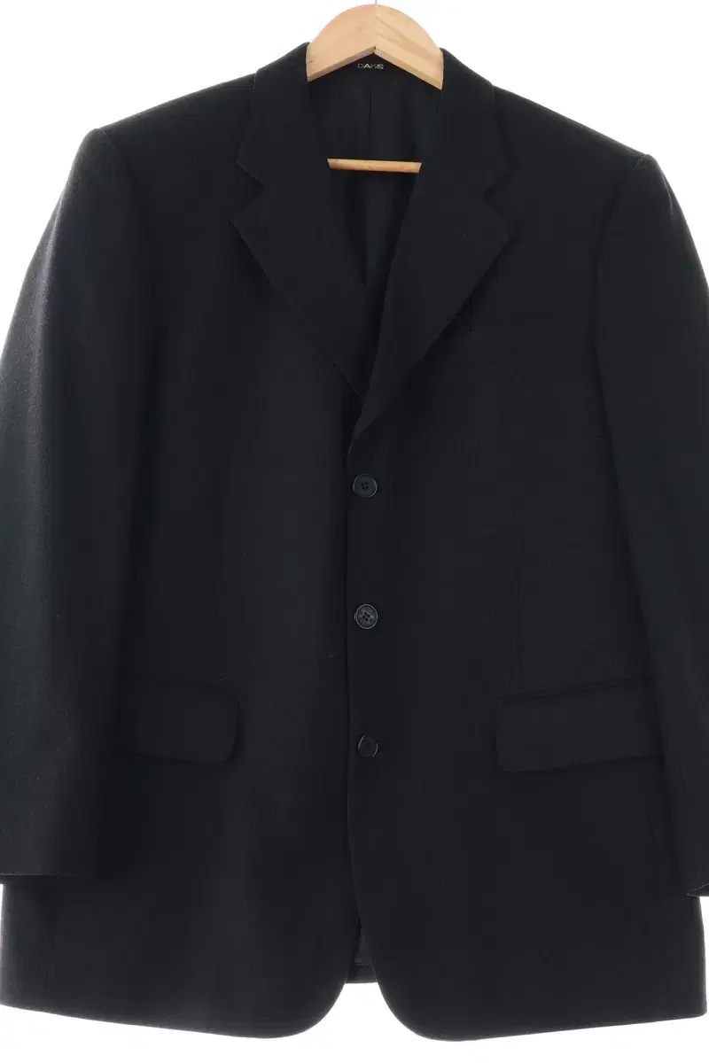 (L) Dax Suit Jacket Blazer Black Wool Momo Old School - F191