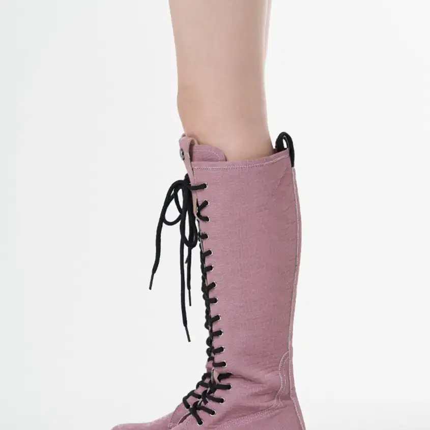 체리퀴리 부츠 croc long boots- mauve pink