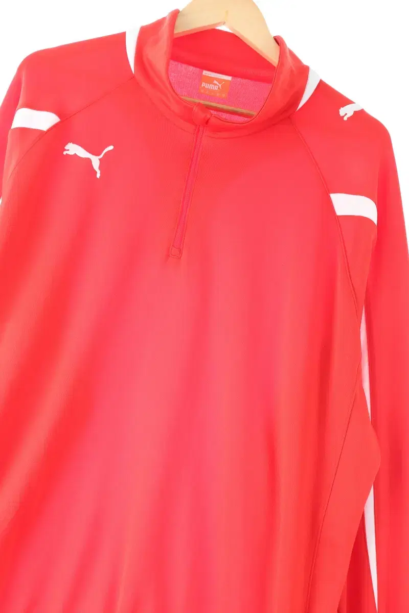 (XL) Puma Zip-Up Jersey Track Top Red Zuri Vahn Zip-Up-F136