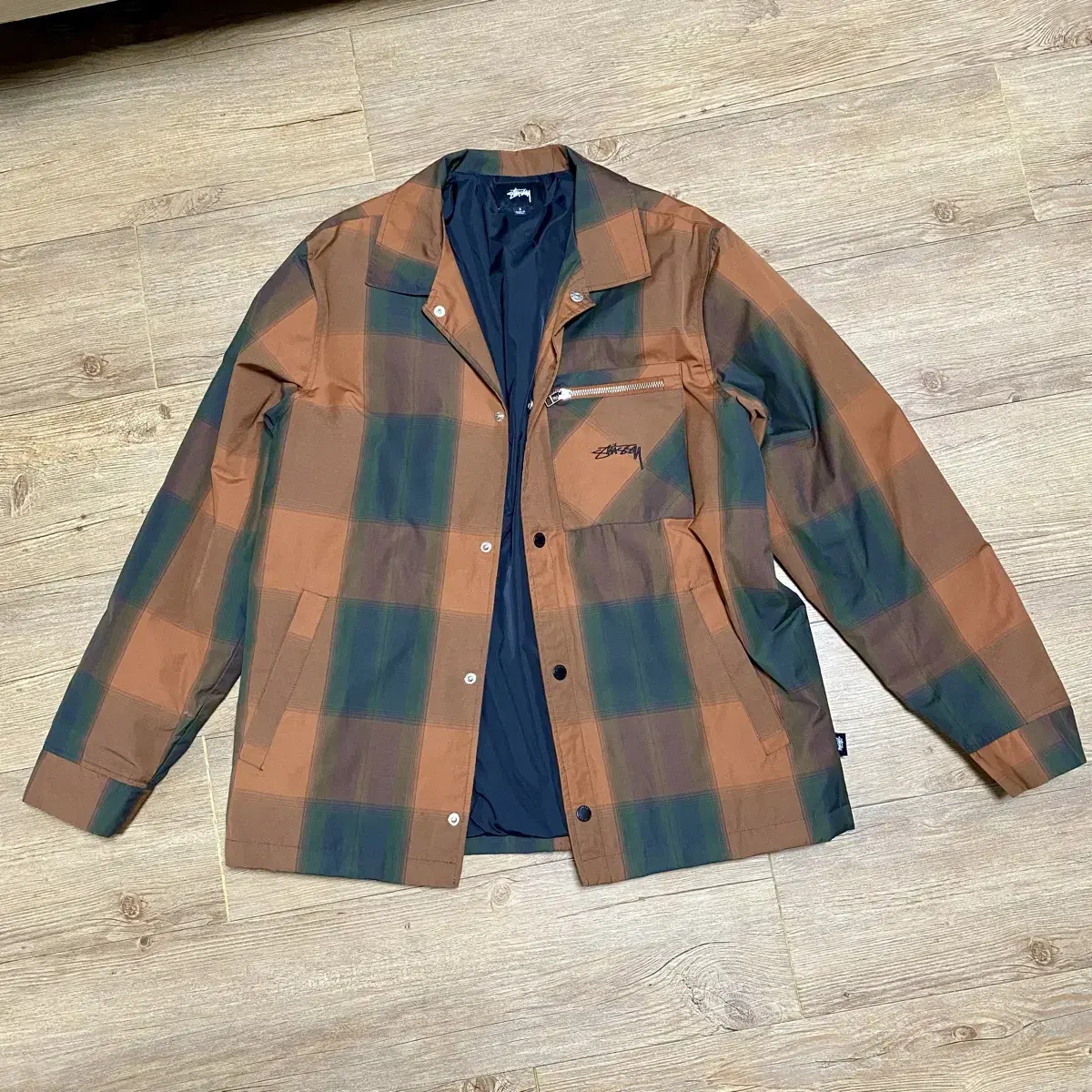 Stussy Cruise Check Coach Jacket (last price)