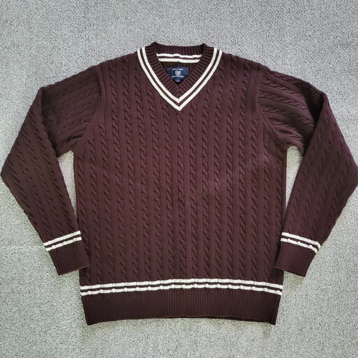 Comme ca commune jpn Brown knit L(95-100)