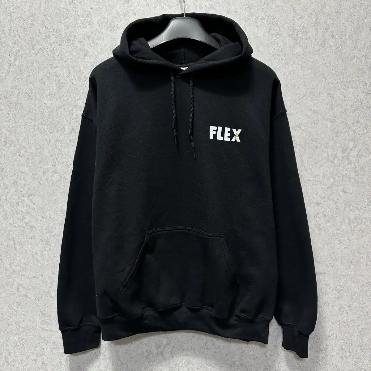 100 염따 FLEX 루즈핏 후드티