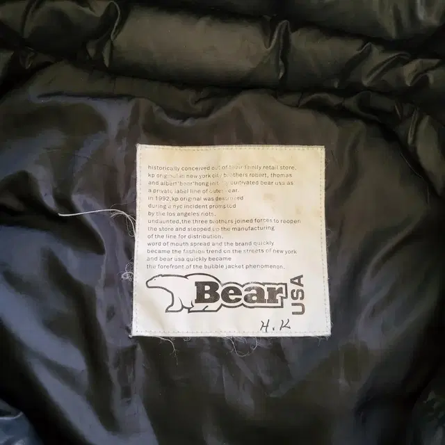 Bear USA 패딩 L-XL(105)