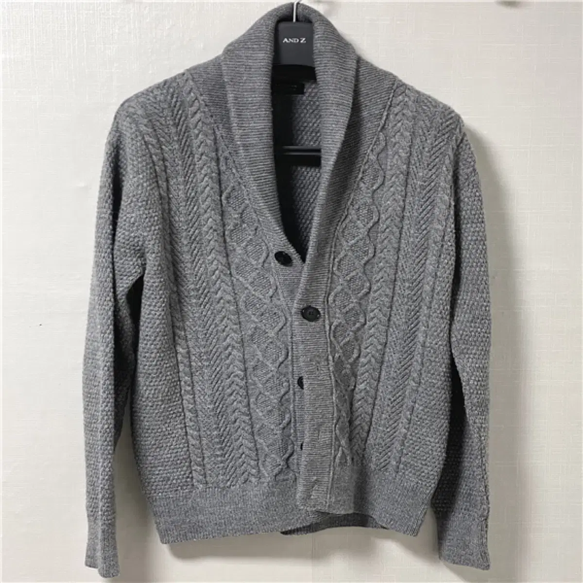 ZARA Shawl kara Cardigan (gray)