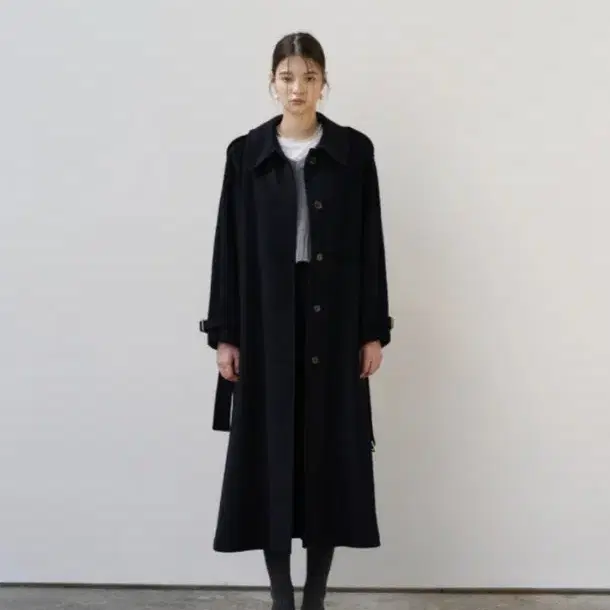 마론에디션 Cashmere Wool Trench Coat