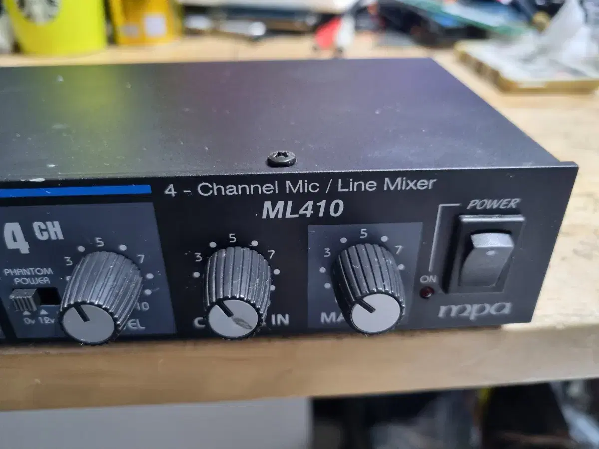 MPA ML410 4채널 마이크&line Mixer