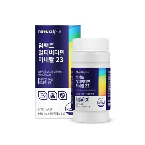 내츄럴플러스 임팩트 멀티비타민 미네랄 23 x2BOX