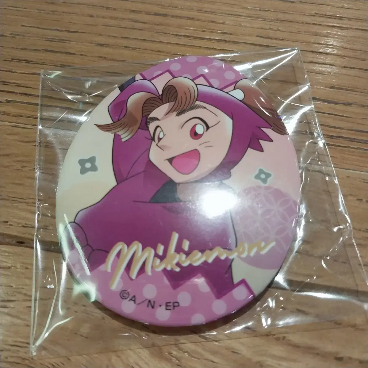 Nintama 4Nin Tamura Mikiemon Badge sell Unsealed