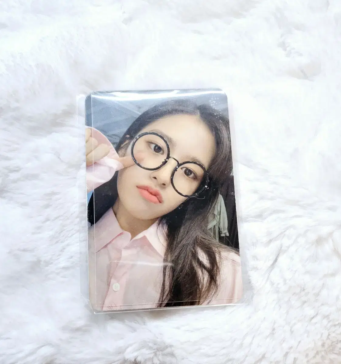 (unreleased photocard) ive got a pair of coloring glasses yujin wts.