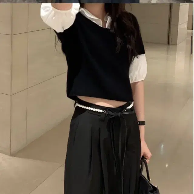 르플레인 슬랙스 leplain Premium Black Slacks (S